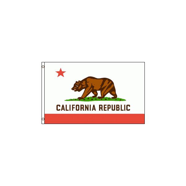 カリフォルニア州フラッグ（アメリカ州旗）California Flag 3×5ft（150