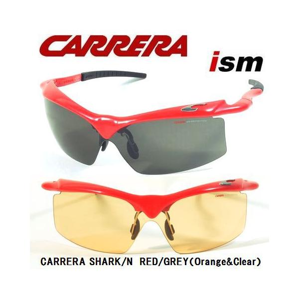 カレラ CARRERA スポーツサングラス SHARK/N レッド 自転車 釣り 