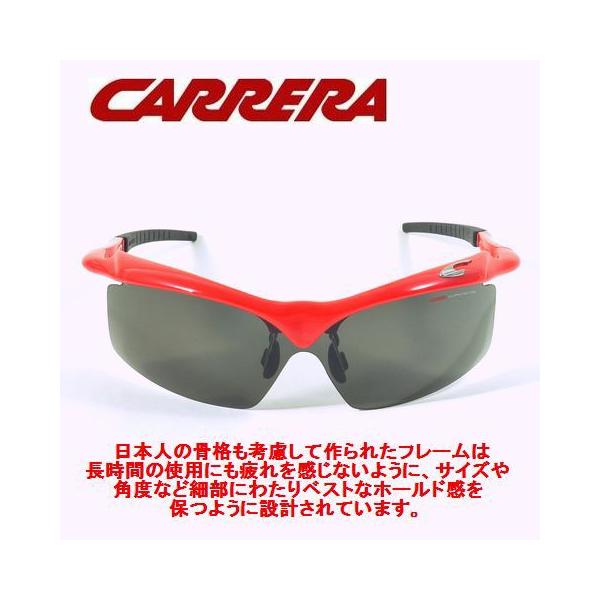 カレラ CARRERA スポーツサングラス SHARK/N レッド 自転車 釣り 