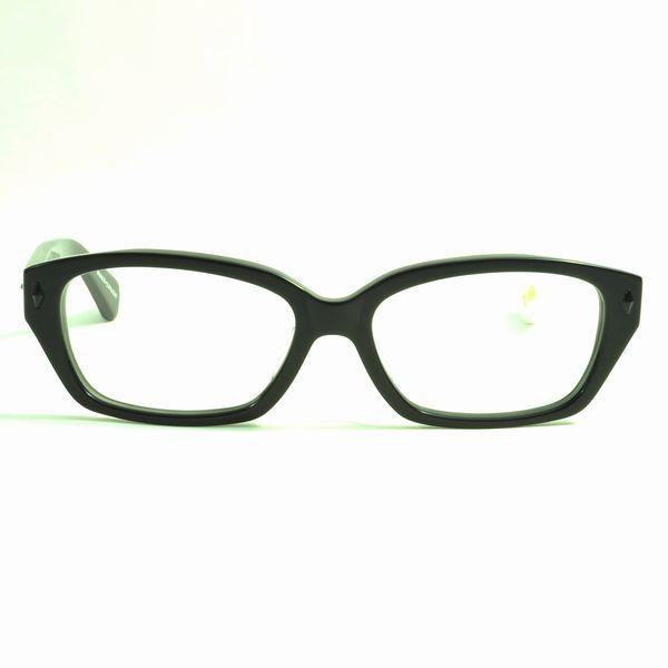 recs レックス　メガネ　伊達メガネ　神7 f31-02 recs #レックス #7-HI #白黒ボーダー ストライプ柄 テンプルデザイン