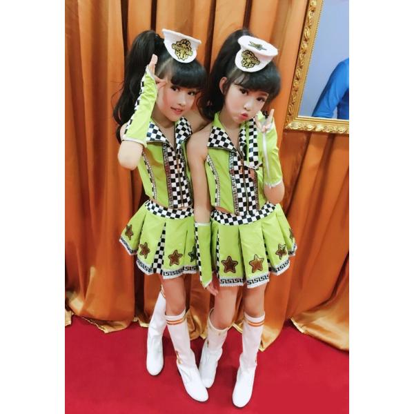 チア ダンス衣装 キッズ ダンス 衣装 ダンス衣装 セットアップ