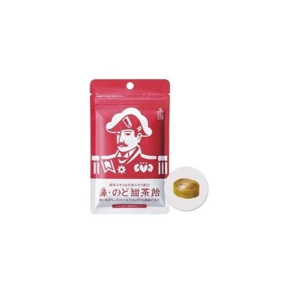 森下仁丹鼻・のど甜茶飴38g(約17粒) のど飴ノンシュガーＤＭ便発送