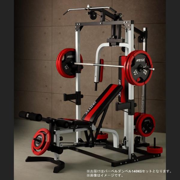 ボディソリッド ハーフラック、Ivanko プレート(115kg分)、STEELFLEX