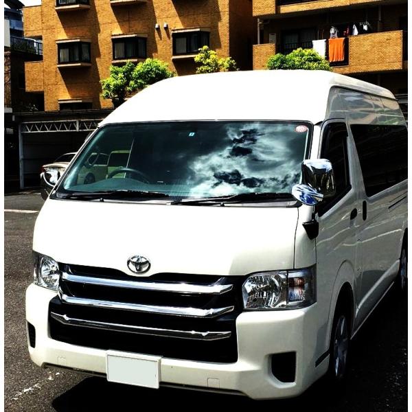 HIACE ハイエース200系 4型 フロント メッキグリル オプションタイプ ワイド車用 フロント外装パーツ /【Buyee】