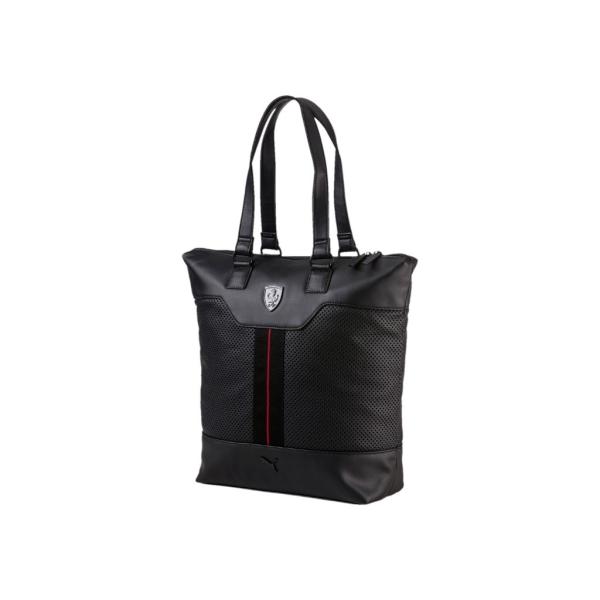 プーマ フェラーリ トートバッグ PUMA FERRARI LS ショッパー ブラック 