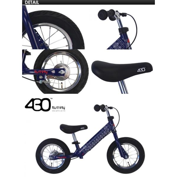 キックバイク BROTHER FOOT FOUR THIRTY 430 ブレーキ付き※中古Aランク 送料無料キックバイクバランスバイクペダル無し自転車子供用プレゼント