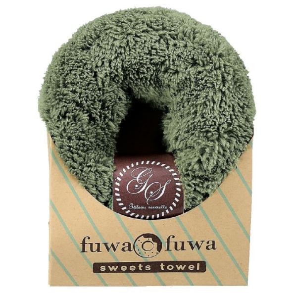 ふわふわドーナツタオル おしゃれなパッケージ入り 20×20cm /【Buyee