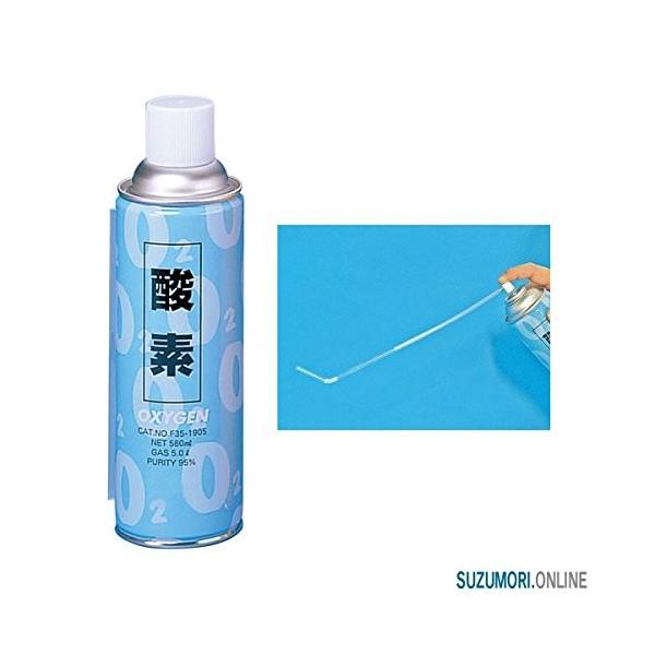 実験用 気体 酸素 580ml ガス ボンベ O2 教材 F35-1905 ナリカ