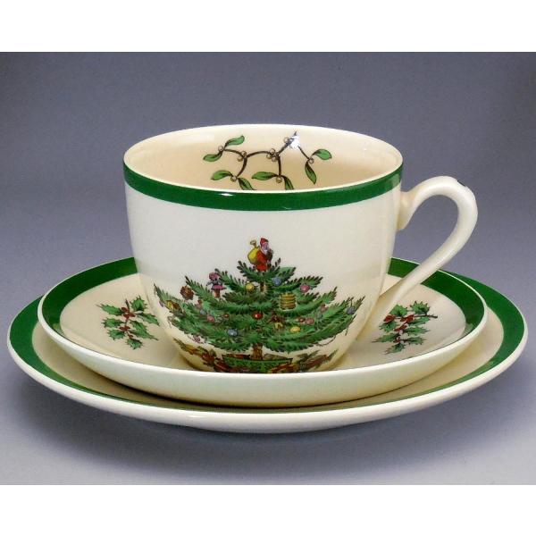 スポード Spode 英国製 クリスマスツリー カップ&ソーサー&プレート