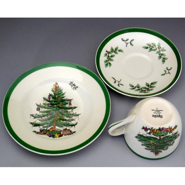 スポード Spode 英国製 クリスマスツリー カップ&ソーサー&プレート