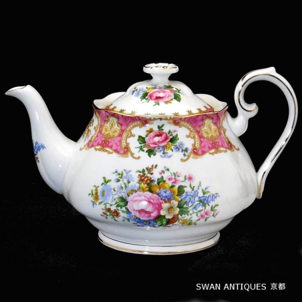 送料無料 ロイヤルアルバート 英国製 Royal Albert レディー カーライル ティーポット Lサイズ 未使用 /【Buyee】