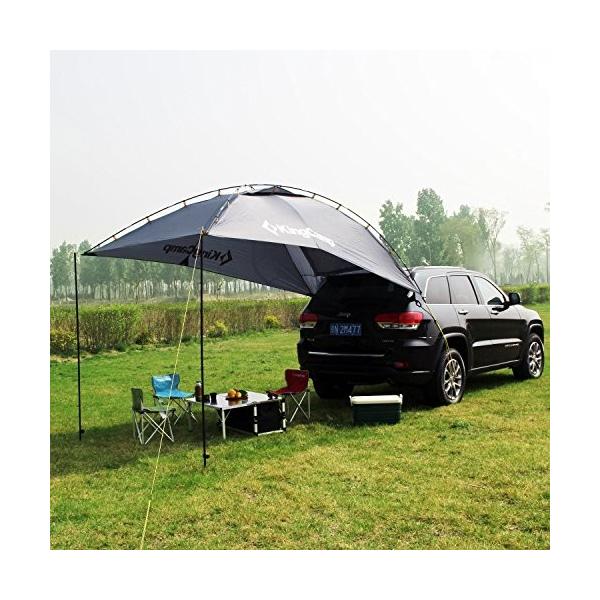 Yahoo!オークション - KingCamp カーサイドタープ KT3086/GRY