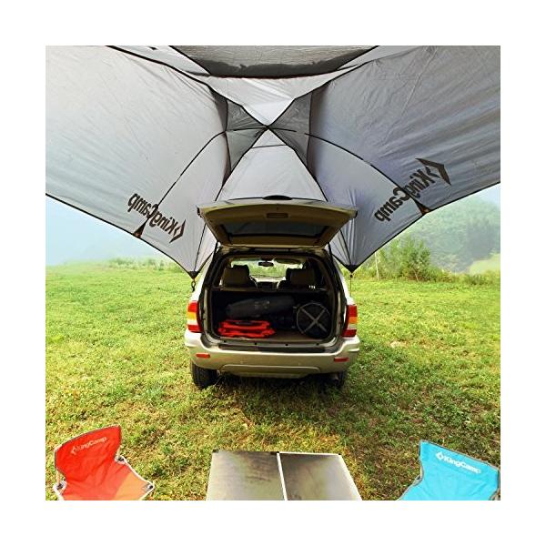 King camp kt3086 タープ Amazon | KingCamp カーサイドタープ 車 タープ テント タープ