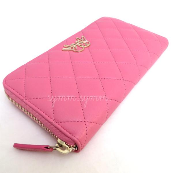 シャネル CHANEL 長財布 ダブル ピース マトラッセ ラウンド シャネル CHANEL 長財布 ダブル ピース マトラッセ ラウンド