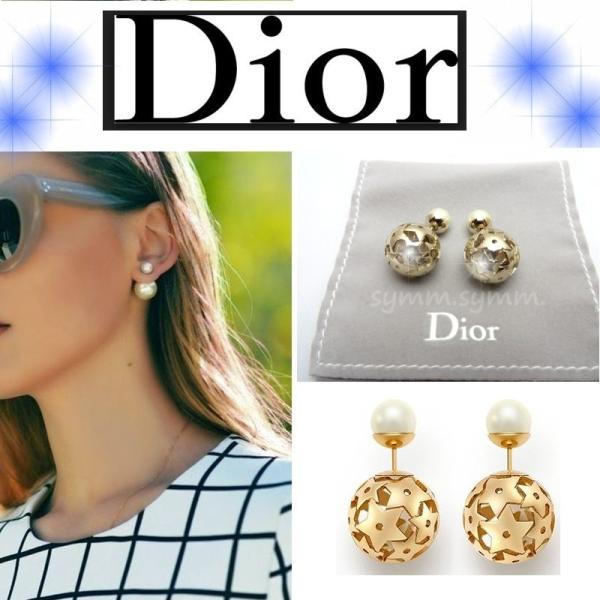 ☆Christian Dior☆トライバルボールピアス☆スター /【Buyee】