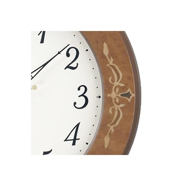 SEIKO EMBLEM(セイコー エムブレム) 木象嵌 電波掛け時計 - 掛時計/柱時計