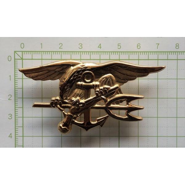 ネイビーシールズ エンブレム NAVY SEALS ミリタリー バッジ フル