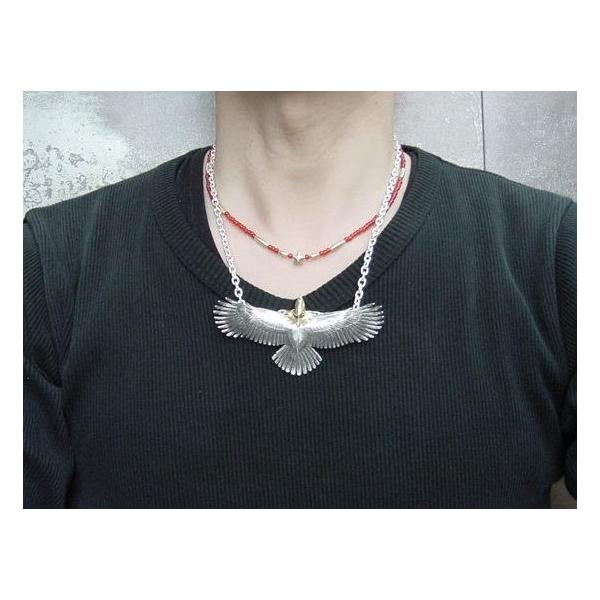 レア　Horizonblue 全銀ターコイズ付イーグル　 ペンダント 楽天市場】【鷲見太郎 Pendant ペンダント】イーグルペンダント