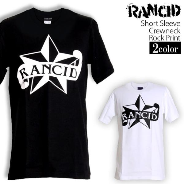 ロックtシャツ バンドtシャツ パンク RANCID ランシド 星ロゴ