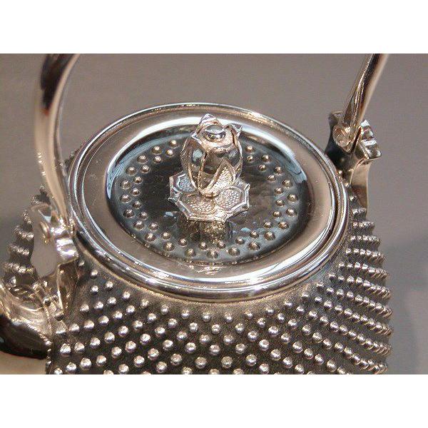 銀製茶器・茶道具純銀霰（あられ）急須大野芳光作/【Buyee】