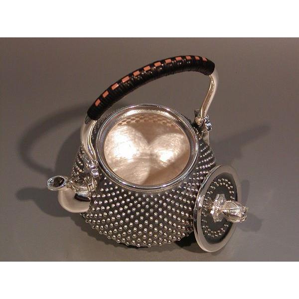 銀製茶器・茶道具純銀霰（あられ）急須大野芳光作/【Buyee】