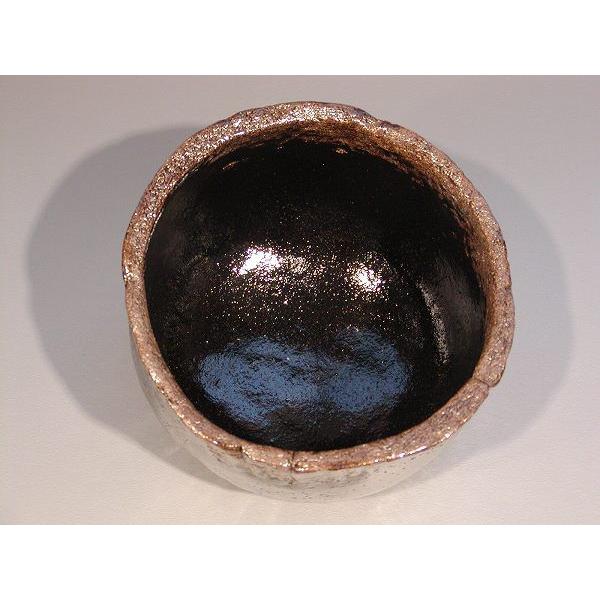 茶道具 抹茶茶碗 黒楽 光悦写 「雨雲」、中村康平作 /【Buyee】 Buyee