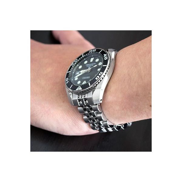 20mm メタル時計バンド ステンレス ANGUS ジュビリー ブレスレット V