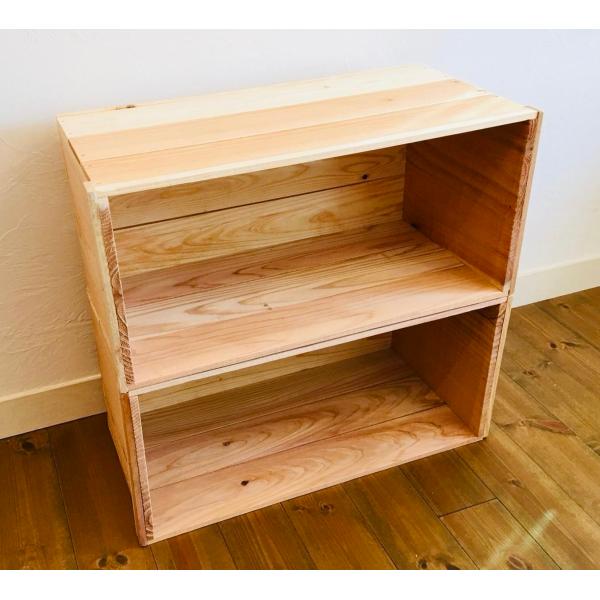 新品 りんご箱 1箱 // 複数購入可 // 木箱 ウッドボックス 収納