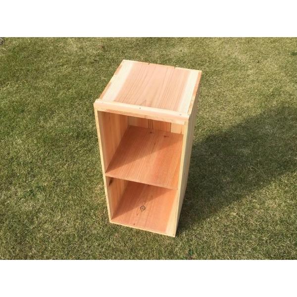新品 りんご箱 中板仕切り付 1箱 // 複数購入可 // 木箱 ウッド 新品 りんご箱 中板仕切り付 1箱 // 複数購入可 // 木箱 ウッド