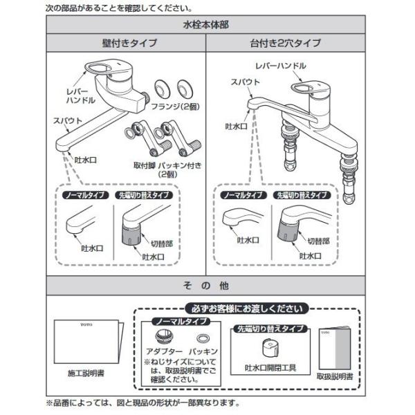 数量限定セール】TOTO シングルレバー／台付き2穴タイプTKGG33E