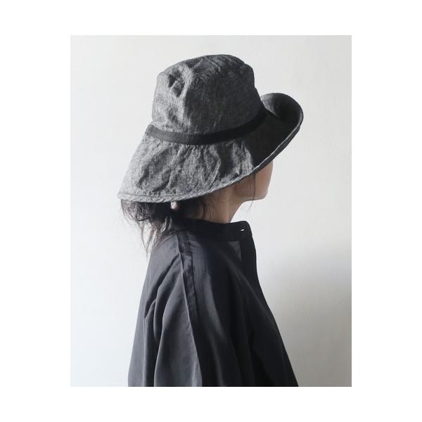 エヴァムエヴァハットevam eva レディースcotton linen hat コットン