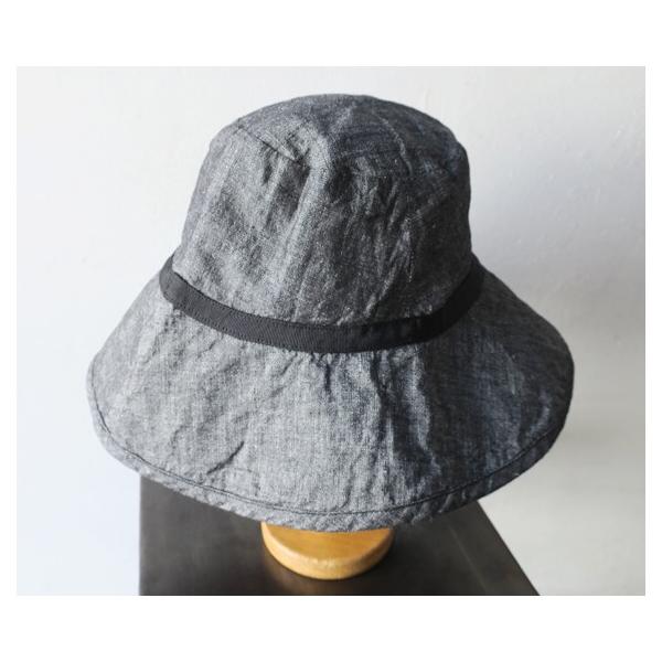 エヴァムエヴァハットevam eva レディースcotton linen hat コットン