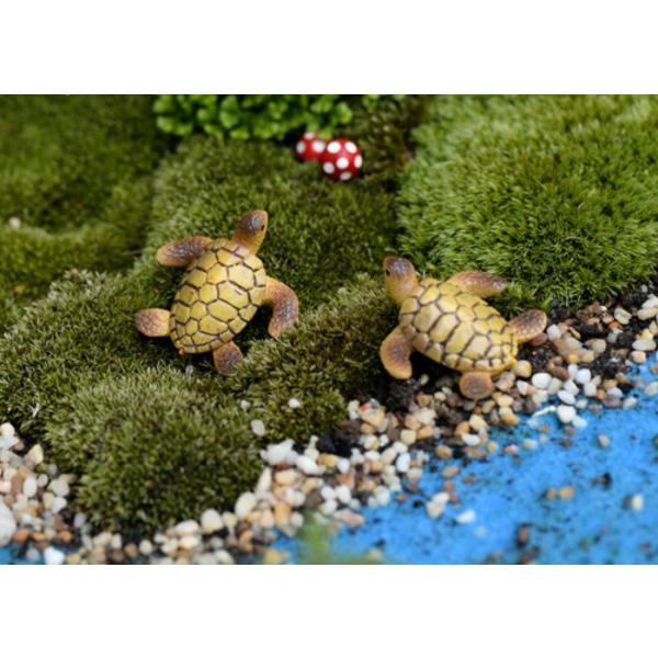 アクアリウム かめ 亀 ミニ テラリウム フィギュア ミニチュア 