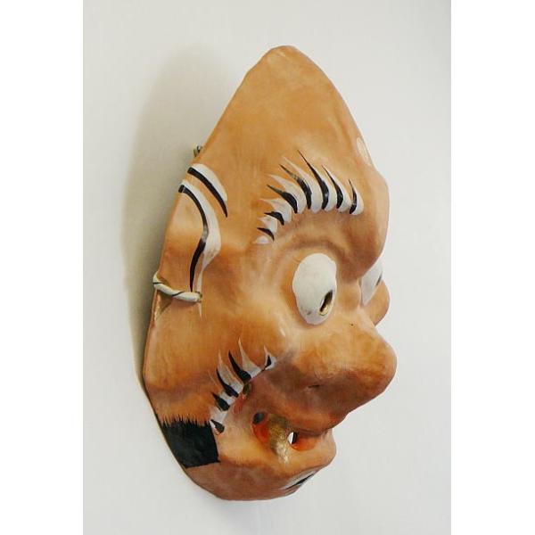 歴史のある古和紙のお面「嵯峨面」 厄除けのご利益『飛出面』 藤原孚石