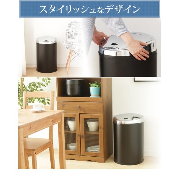 オシャレなデザインの大容量48Lダストボックス