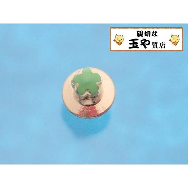 パスクワーレ・ブルーニ エナメル 花 K18 ゴールド ピンブローチ兼