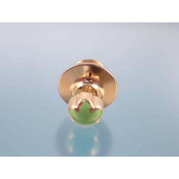 パスクワーレ・ブルーニ エナメル 花 K18 ゴールド ピンブローチ兼