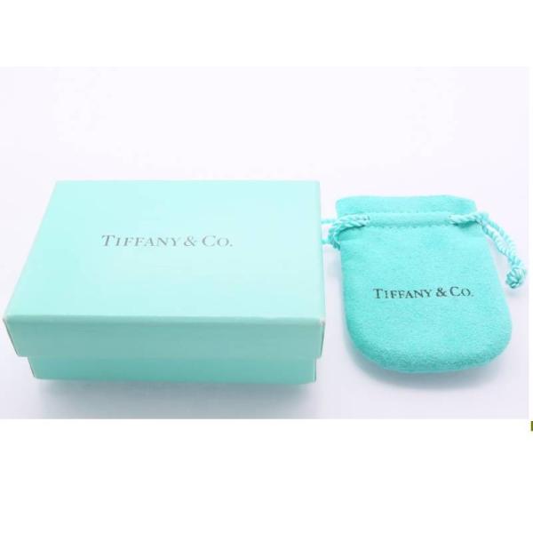 ティファニー クロスステッチ ダイヤ ピアス 750 K18 YG