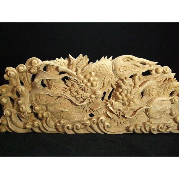 木製龍彫刻 社寺仏閣 蟇股 だんじり 夫婦龍】 社寺仏閣、山車 蟇股彫刻 60cm /【Buyee】 Buyee