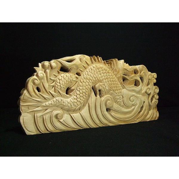 夫婦龍】 社寺仏閣、山車 蟇股彫刻 60cm /【Buyee】 Buyee