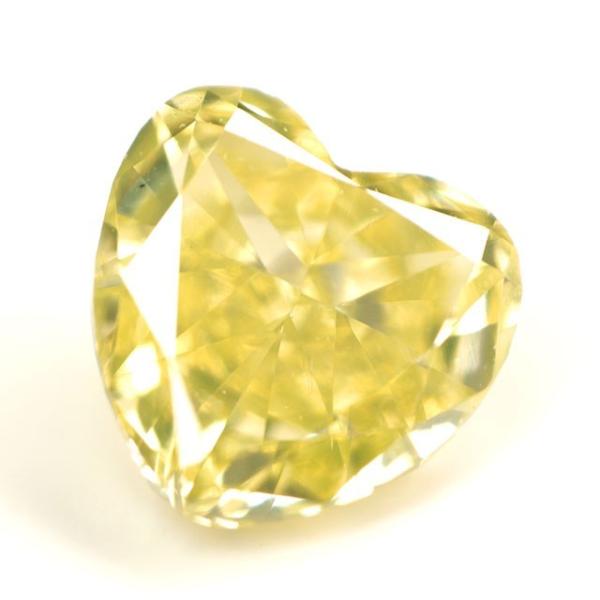 イエローダイヤモンド ルース 0.165ct FANCY INTENSE GREENISH YELLOW