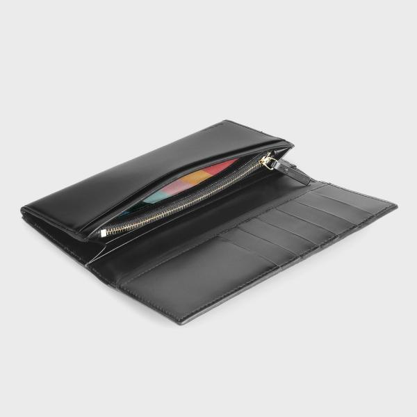 未使用 Paul Smithシティエンボス レザーラウンドジップ長財布　ブラック Paul Smith ポールスミス 財布 メンズ 長財布 ブランド シティ