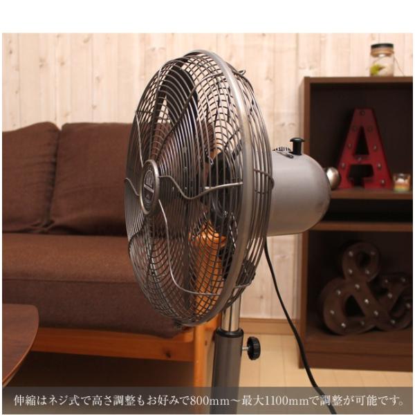 2020年度モデル ハモサ レトロファンフロア リビング扇風機 3段階風量