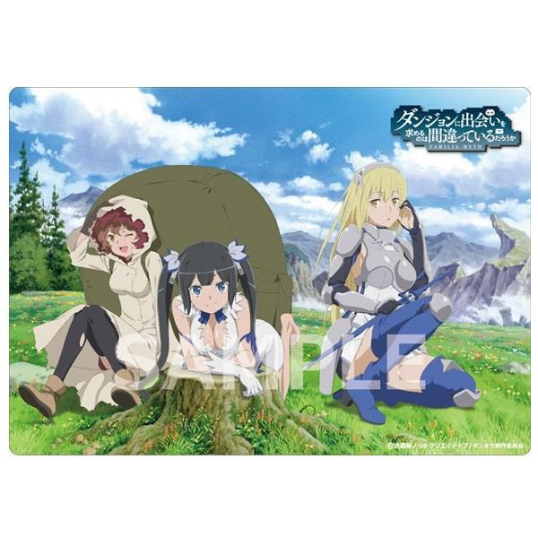 ダンまち グッズ マウスパッド4 ヘスティア・アイズ・リリルカ柄