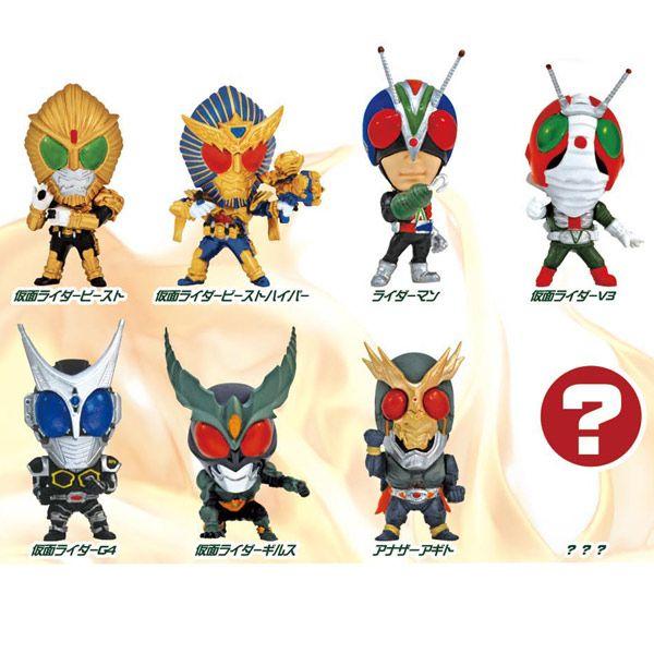 特撮ヒーローズ 仮面ライダー Vol.3 BOX ミニビッグヘッドフィギュア 