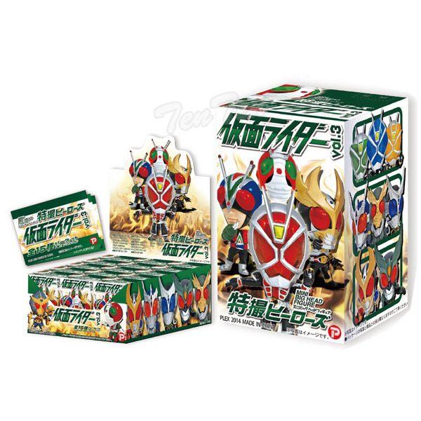 特撮ヒーローズ 仮面ライダー Vol.3 BOX ミニビッグヘッドフィギュア