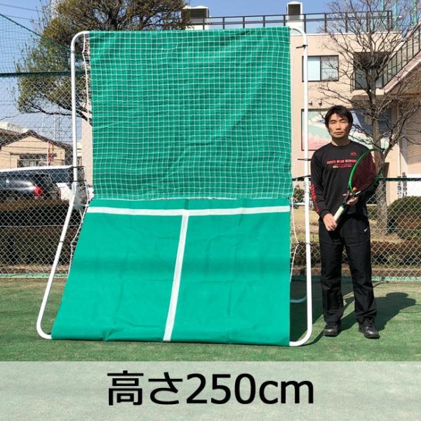 リバウンドネット デラックス (高さ250cm×幅200cm)(Z-23) テニス 練習器具 壁打ち 硬式 テニス用品 キッズ ジュニア テニスグッズ  グッズ 練習 /【Buyee】