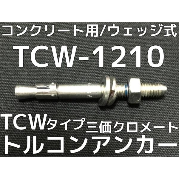 サンコーテクノ トルコンアンカー TCW-1210 M12 全長100mm 25本