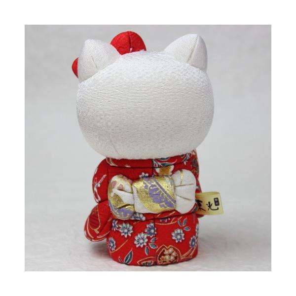 柿沼人形　着物キティちゃん2体　黒　紫 柿沼人形 着物キティちゃん2体 黒 紫 招き猫 ハローキティ