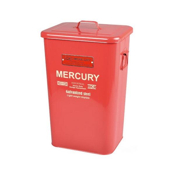 MERCURY スクエアダストビン（レッド） マーキュリー ゴミ箱